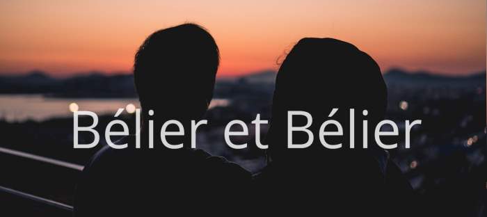 Homme Bélier et Femme Bélier : Compatibilité amoureuse des signes astrologiques