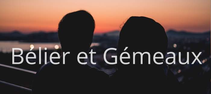 Belier et Gemeaux