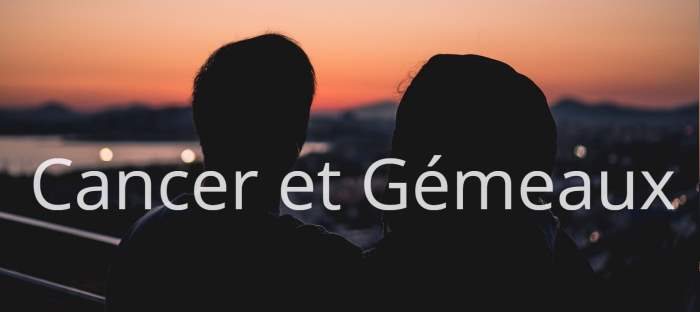 Homme Cancer et Femme Gémeaux : Compatibilité amoureuse des signes astrologiques