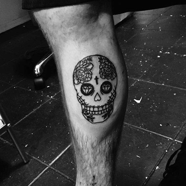 tatuaje calavera azucar 257